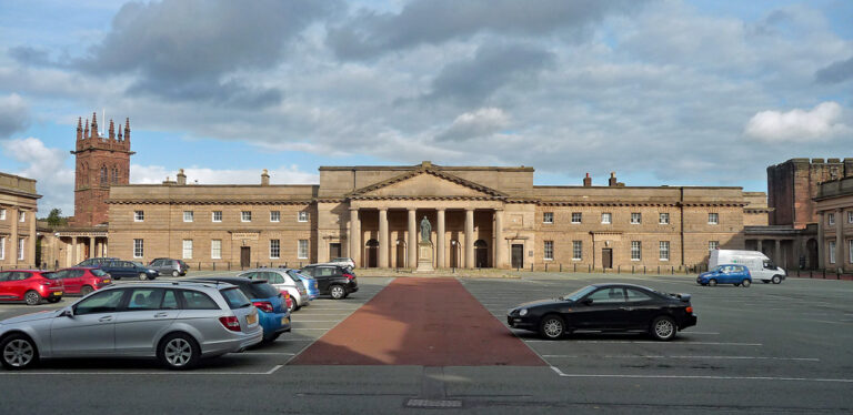 Chester Castle from Grosvenor Road
