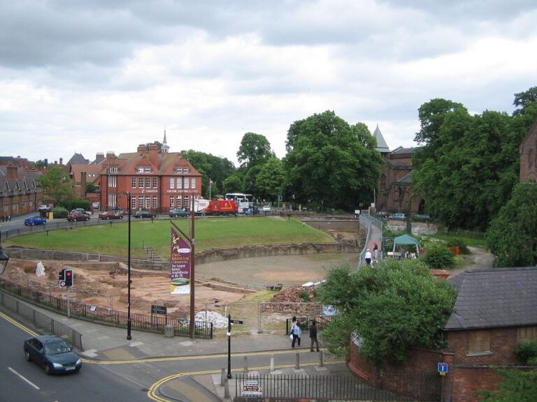The Roman amphitheatre at Chester