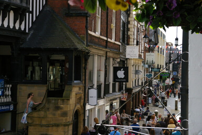 Inside the Rows on Watergate Street