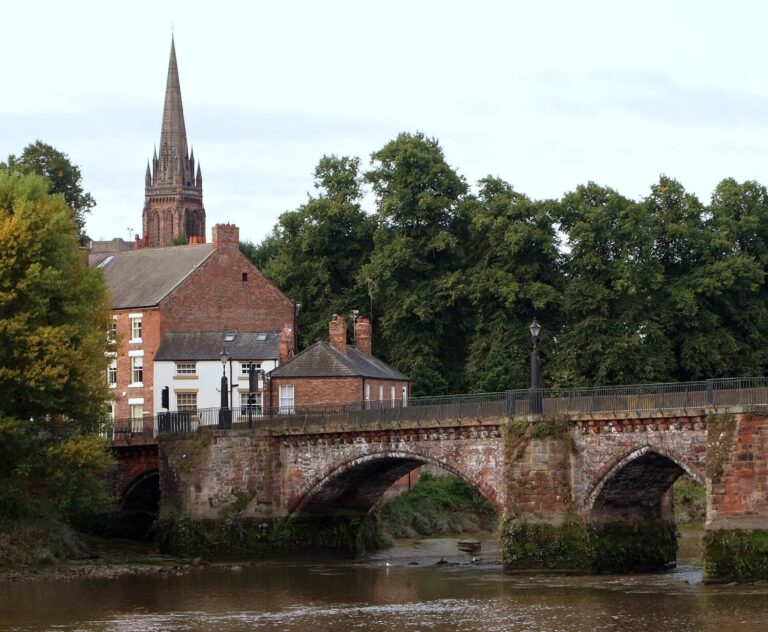 Handbridge, Chester, across the River Dee