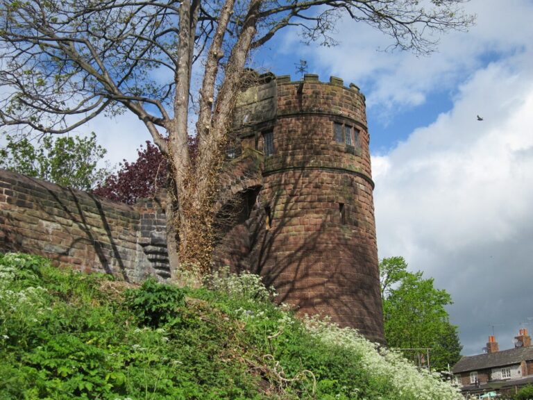 King Charles Tower on the north-east corner of the walls